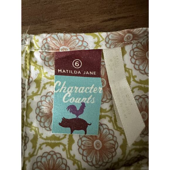 Matilda Jane Vintage Heart Soul Pride Gold Purple Chasing Daisies Floral Dress 6 - Picture 7 of 9